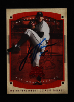 Justin Verlander Signed 2005 Fleer National Pastime Red #69 RC #6/150 (JSA) at PristineAuction.com