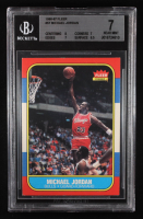 Michael Jordan 1986-87 Fleer #57 RC (BGS 7) at PristineAuction.com