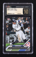 Aaron Judge 2024 Topps Now #555 (CGC Pristine 10) at PristineAuction.com