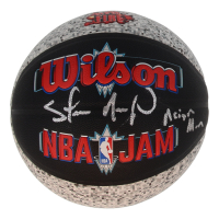 Shawn Kemp Signed NBA Jam Basketball Inscribed "Reign Man" (Beckett) at PristineAuction.com