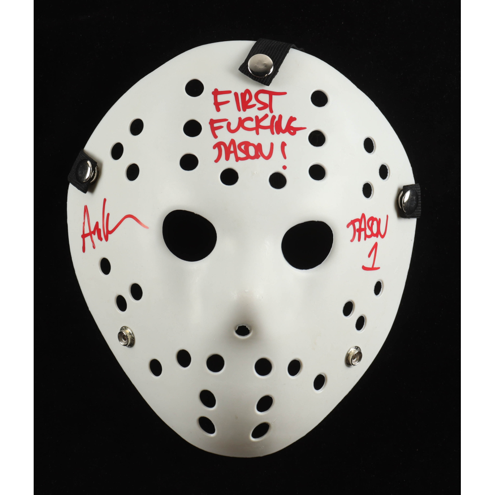 Ari Lehman Signed Jason "Friday the 13th" Mask Inscribed "Jason 1" & "First F**king Jason!" (JSA) at PristineAuction.com