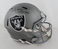 Rich Gannon Signed Raiders Full-Size Flash Alternate Speed Helmet Inscribed "NFL MVP 2002" (Beckett) at PristineAuction.com
