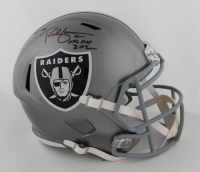 Rich Gannon Signed Raiders Full-Size Flash Alternate Speed Helmet Inscribed "NFL MVP 2002" (Beckett) at PristineAuction.com