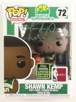 Shawn Kemp Signed SuperSonics #72 Funko Pop! Vinyl Figure Inscribed "Reign Man" (AWM) at PristineAuction.com