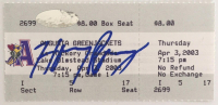 Hanley Ramirez Signed 2003 Augusta Green Jackets Game Ticket (Sports Integrity) at PristineAuction.com