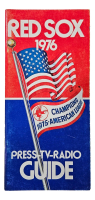 Red Sox 1976 Media Guide at PristineAuction.com