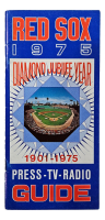 Red Sox 1975 Media Guide at PristineAuction.com