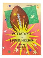 1952 Pottstown vs Upper Merion Official Game Program at PristineAuction.com