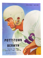 1952 Pottstown vs Berwyn Official Game Program at PristineAuction.com