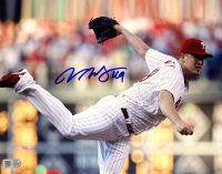 Vance Worley Signed Phillies 8x10 Photo (Sports Integrity) at PristineAuction.com