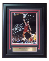 Dennis Rodman Signed Bulls Custom Framed Photo (Beckett) at PristineAuction.com