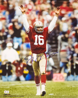 Joe Montana Signed 49ers 16x20 Photo (Beckett) at PristineAuction.com