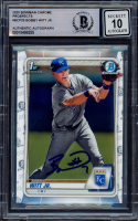Bobby Witt Jr. Signed 2020 Bowman Chrome #BCP25 RC (BGS | Auto 10) at PristineAuction.com