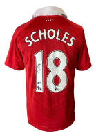 Paul Scholes Signed Manchester United Nike Authentic Jersey (Beckett) at PristineAuction.com