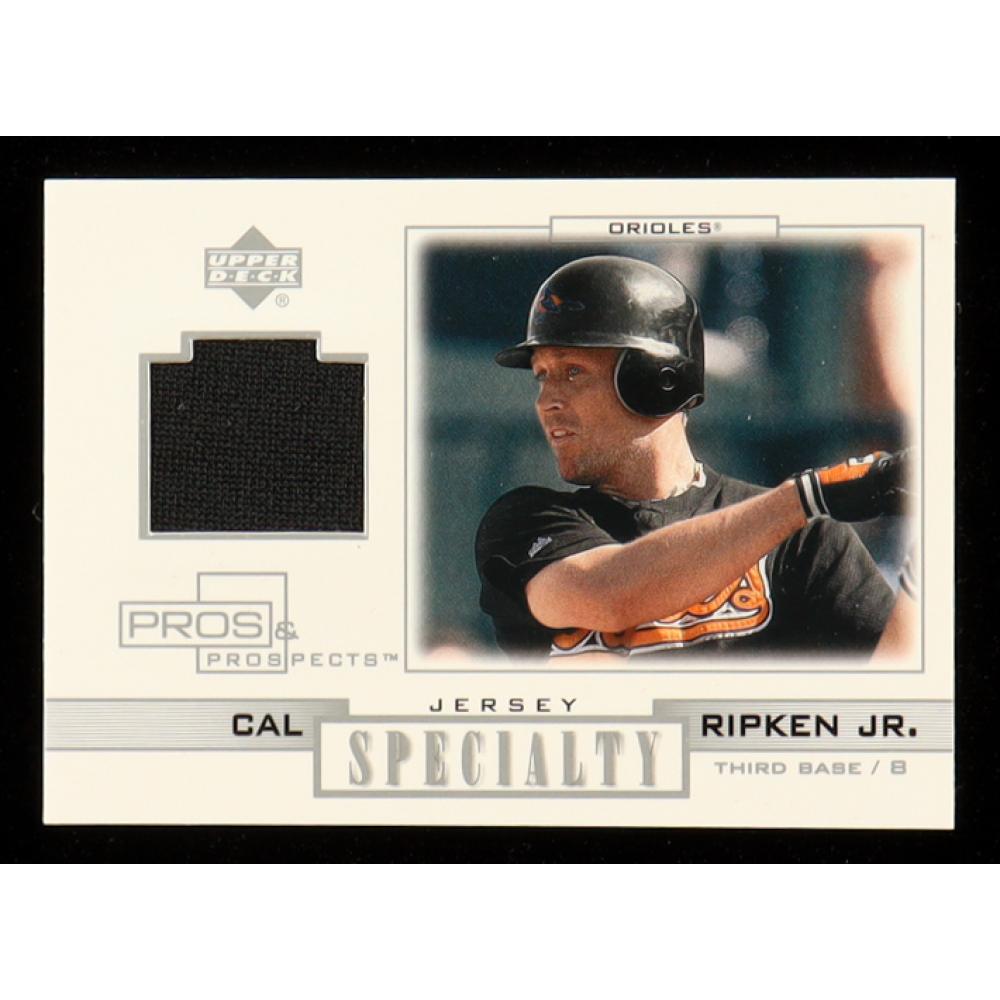 Cal Ripken Jr. 2001 Upper Deck Pros and Prospects Specialty Game Jersey #SCR at PristineAuction.com