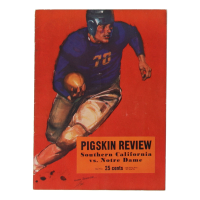 1938 USC Pigskin Review Volume 17 "Southern California vs. Notre Dame" Magazine at PristineAuction.com