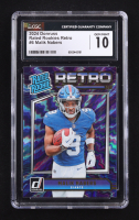 Malik Nabers 2024 Donruss RR Retro #6 RC (CGC 10) at PristineAuction.com