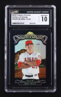 Mike Trout 2015 Topps Chrome Gallery of Greats #08 (CGC 10) at PristineAuction.com