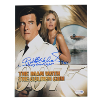 Britt Ekland Signed "The Man with the Golden Gun" 8x10 Photo Inscribed "Mary Goodnight" & "-24" (ACOA) at PristineAuction.com