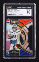 Jaxon Smith-Njigba 2023 Select Red & Blue Die-Cut #174 RC (CGC 10) at PristineAuction.com