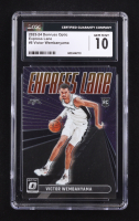 Victor Wembanyama 2023-24 Donruss Optic Express Lane #8 RC (CGC 10) at PristineAuction.com