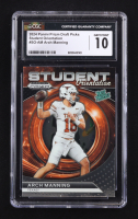 Arch Manning 2024 Panini Prizm Draft Picks Student Orientation Green Prizm #SOAM (CGC 10) at PristineAuction.com