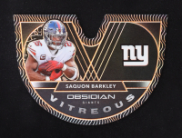 Saquon Barkley 2020 Panini Obsidian Vitreous Electric Etch Orange #13 #22/25 at PristineAuction.com