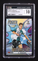 Cristiano Ronaldo 2022-23 Topps Finest UEFA CC Prized Footballers #PF10 (CGC 10) at PristineAuction.com