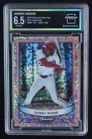 James Wood 2024 Bowman Sterling Prospects Mini-Diamond Refractors #BSP35 RC #39/150 (Arena Club 6.5) at PristineAuction.com