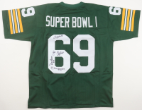 "Super Bowl I" Jersey Signed by (4) with Paul Hornung, Dave Robinson, Jim Grabowski, Donny Anderson (JSA) at PristineAuction.com