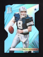 Troy Aikman 2015 Panini Spectra Neon Blue Die Cut #113 #18/35 at PristineAuction.com