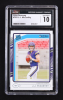 JJ McCarthy 2024 Donruss RR #303 RC (CGC 10) at PristineAuction.com