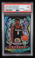 Anthony Edwards 2020-21 Panini Prizm Draft Picks Prizms Choice Blue Yellow and Green #81 RC (PSA 9) at PristineAuction.com