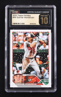 Gunnar Henderson 2023 Topps Holiday #H4 RC (CGC Pristine 10) at PristineAuction.com