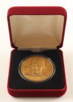 Don Mattingly LE The Highland Mint Bronze Coin With Display Case at PristineAuction.com