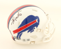 Thurman Thomas Signed Bills Speed Mini Helmet (Beckett) at PristineAuction.com