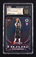 Victor Wembanyama 2023-24 Preumium Stock Hoopla #5 RC (CGC Pristine 10) at PristineAuction.com