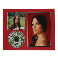 Kacey Musgraves Signed "Deeper Well" CD Insert Lithograph Display with 8x10 Photo (ACOA) at PristineAuction.com