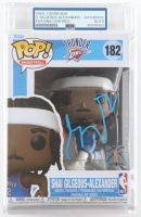 Shai Gilgeous-Alexander Signed Thunder #182 Funko Pop! Vinyl Figure (PSA) at PristineAuction.com