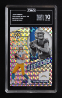 Justin Herbert 2020 Panini Mosaic Introductions Silver #I3 RC (TAG 10) at PristineAuction.com