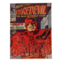 Charlie Cox Signed "Daredevil" Canvas Panel Inscribed "DD" (JSA) at PristineAuction.com