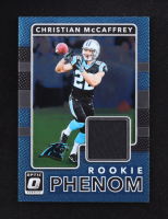 Christian McCaffrey 2017 Donruss Rookie Phenom Jerseys Blue #5 RC at PristineAuction.com