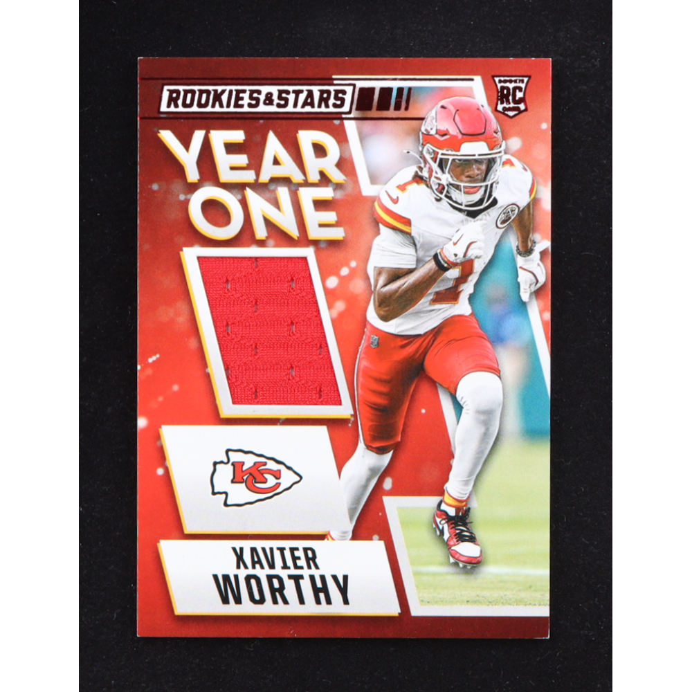 Xavier Worthy 2024 Rookies and Stars Year One Jerseys #40 RC at PristineAuction.com