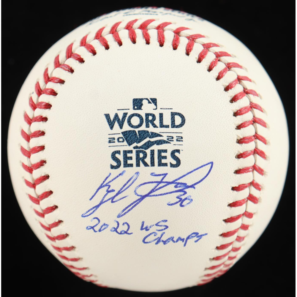 Kyle Tucker Signed 2022 World Series Baseball Inscribed "2022 WS Champs" (Beckett) at PristineAuction.com