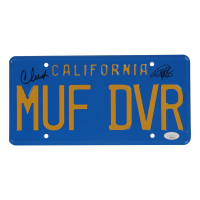 Cheech Marin & Tommy Chong Signed License Plate (JSA) at PristineAuction.com