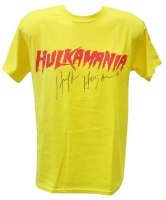 Hulk Hogan Signed Hulkamania T-Shirt (Schwartz) at PristineAuction.com