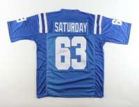 Jeff Saturday Signed Jersey (JSA) at PristineAuction.com