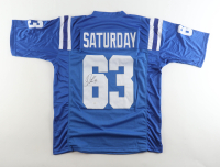 Jeff Saturday Signed Jersey (JSA) at PristineAuction.com
