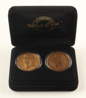 Sammy Sosa & Kerry Wood LE The Highland Mint "The Chicago Connection" Matched Number Solid Bronze (2) Coin Set at PristineAuction.com