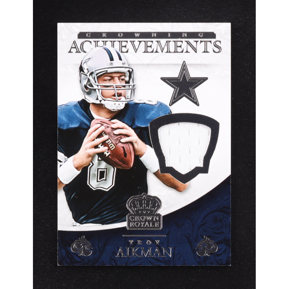 Troy Aikman 2015 Crown Royale Crowning Achievements Jerseys #CATA #149/199 at PristineAuction.com